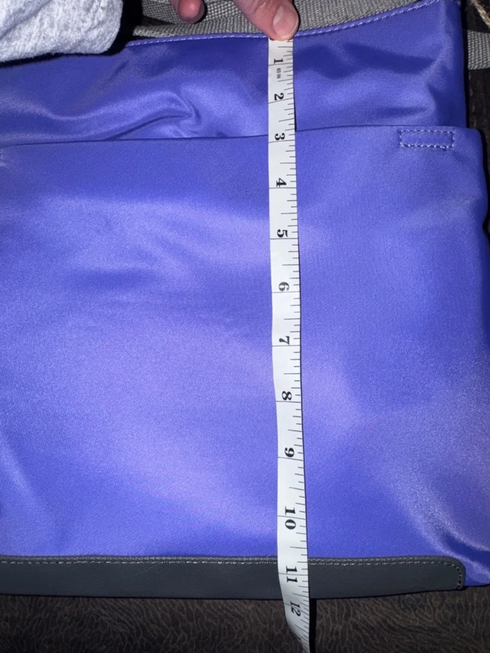 ORI LONDON Kensington B Recycled Nylon Crossbody in Simple Purple NWT - Picture 8 of 11